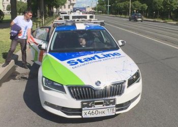 До чего дошёл прогресс: в центре Петербурга протестировали беспилотный автомобиль