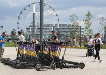 Количество поездок на арендованных самокатах выросло в 30 раз