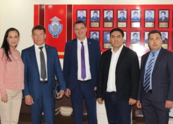 Состоялась рабочая встреча членов Общественной палаты Российской Федерации с врио министра внутренних дел по Республике Калмыкия полковником юстиции Михаилом Турыгиным